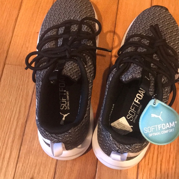 Puma soft foam optical comfort black sneakers 6 - Picture 4 of 7